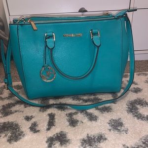 Blue Michael kors purse